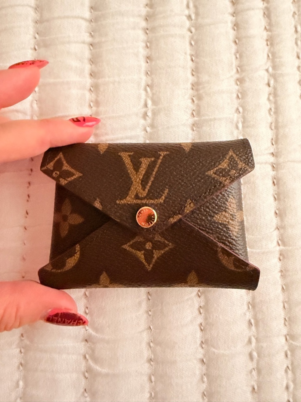Louis Vuitton Pochette Kirigami Monogram Card Case Envelope NEW Small